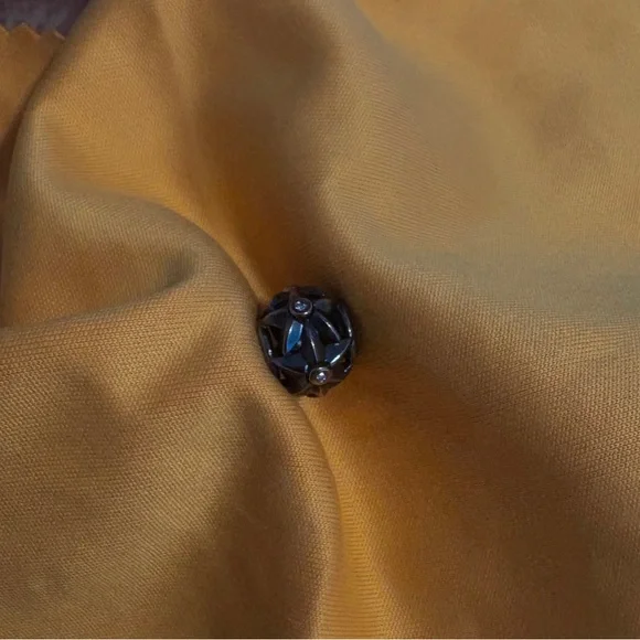 RARE & Authentic retired Pandora Stella Star Oxidized Charm - Picture 4 of 7